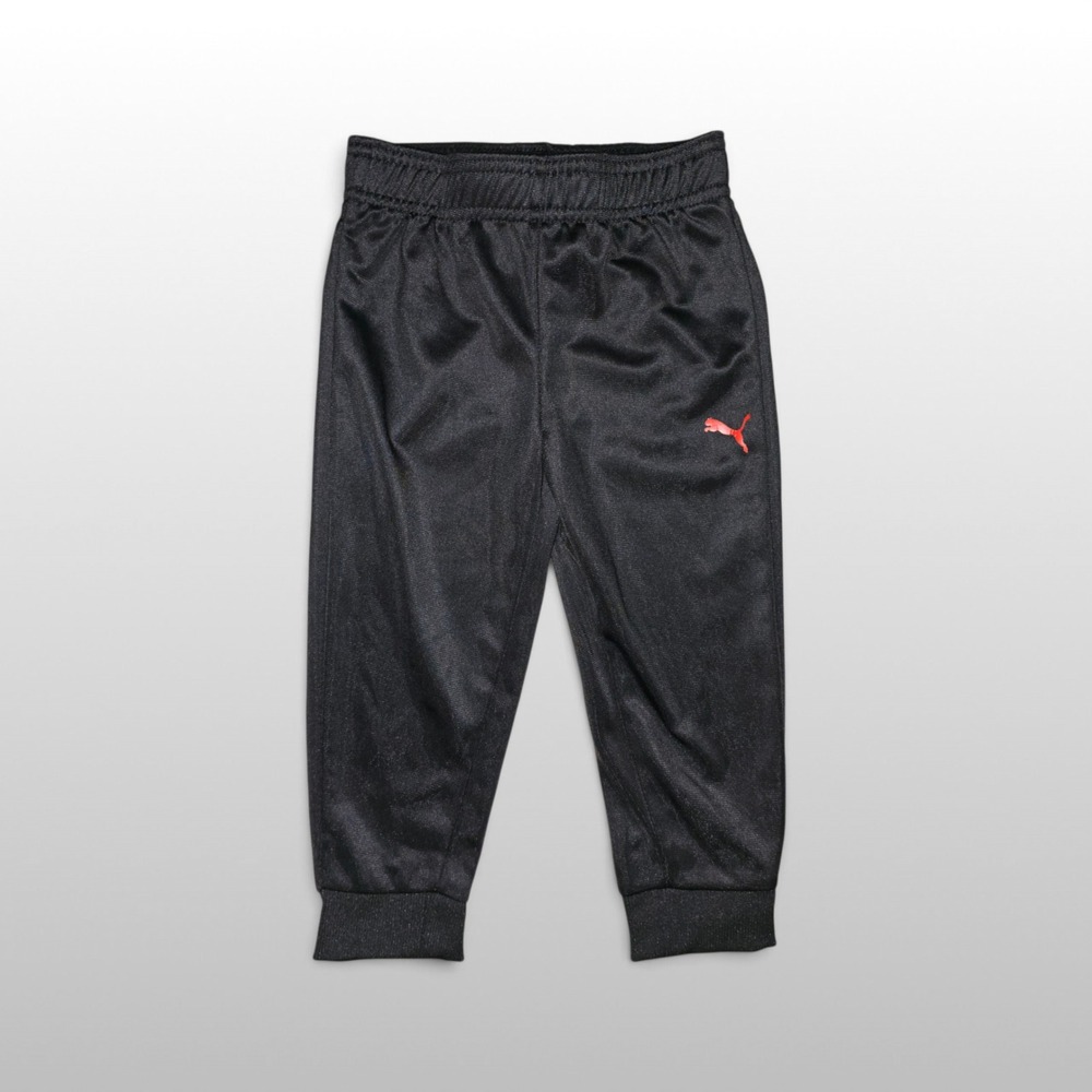 Toddler Puma Track Pants Tricot Athletic Black Size 3T Joggers